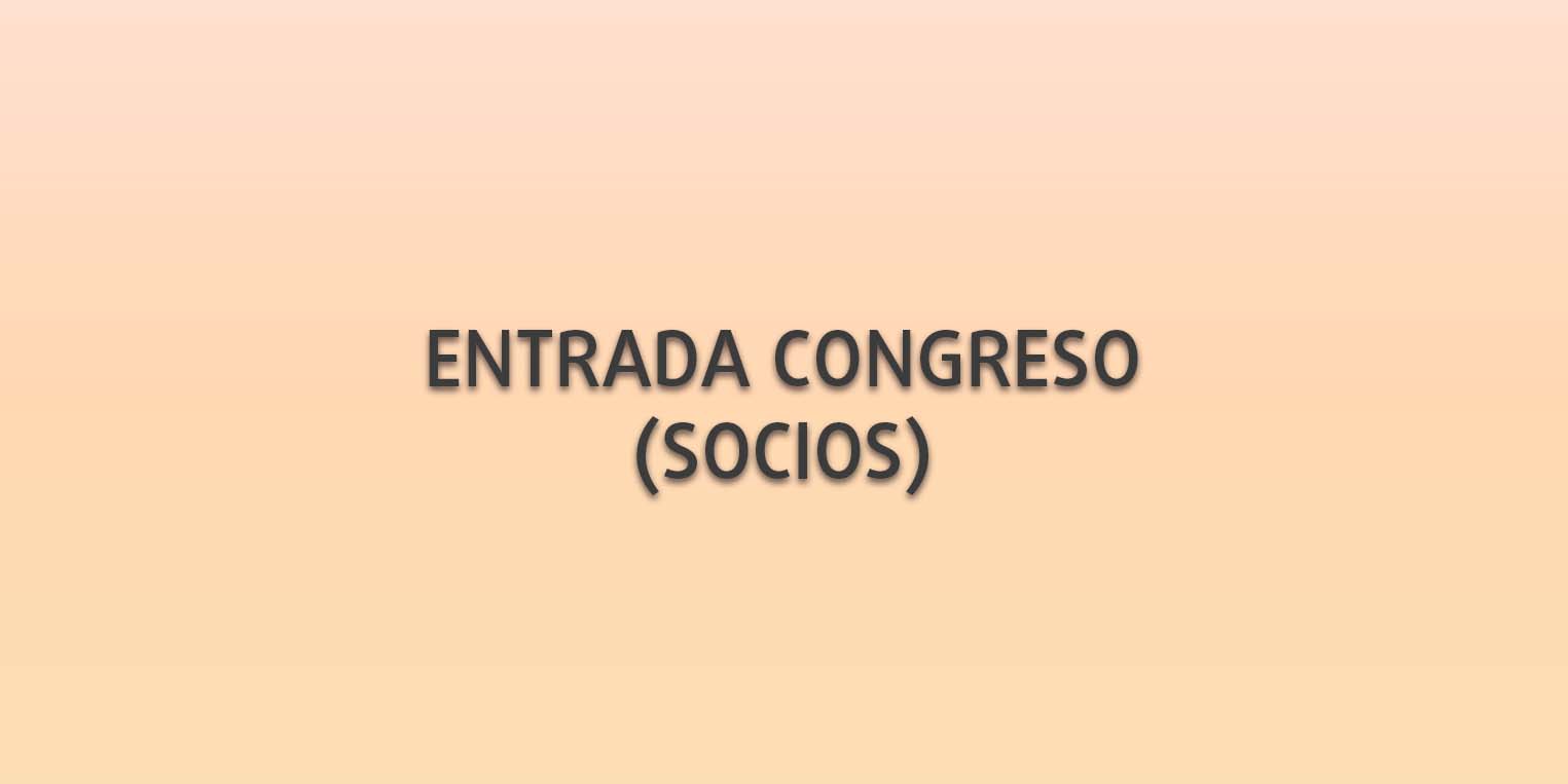 Entrada congreso (socios)